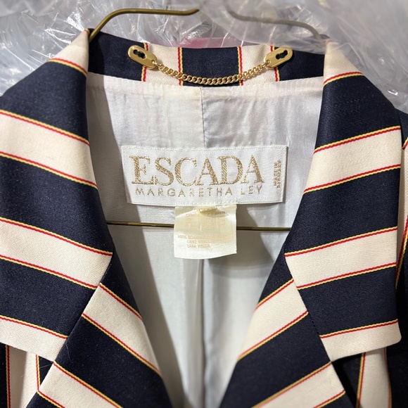 Escada 100% new wool vintage size 42 - Picture 2 of 5